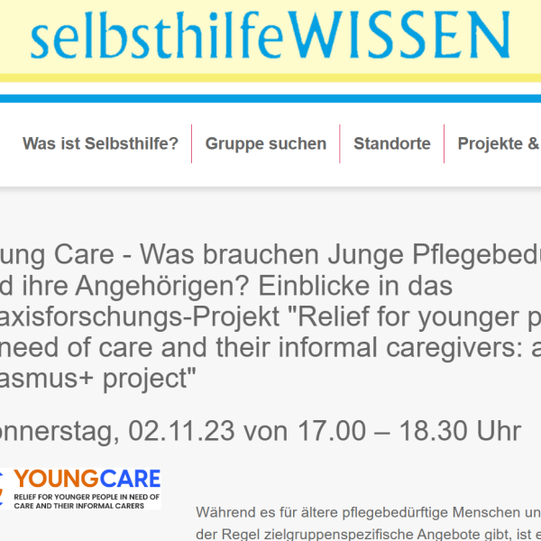 Young Care - What do young individuals in need of care need?